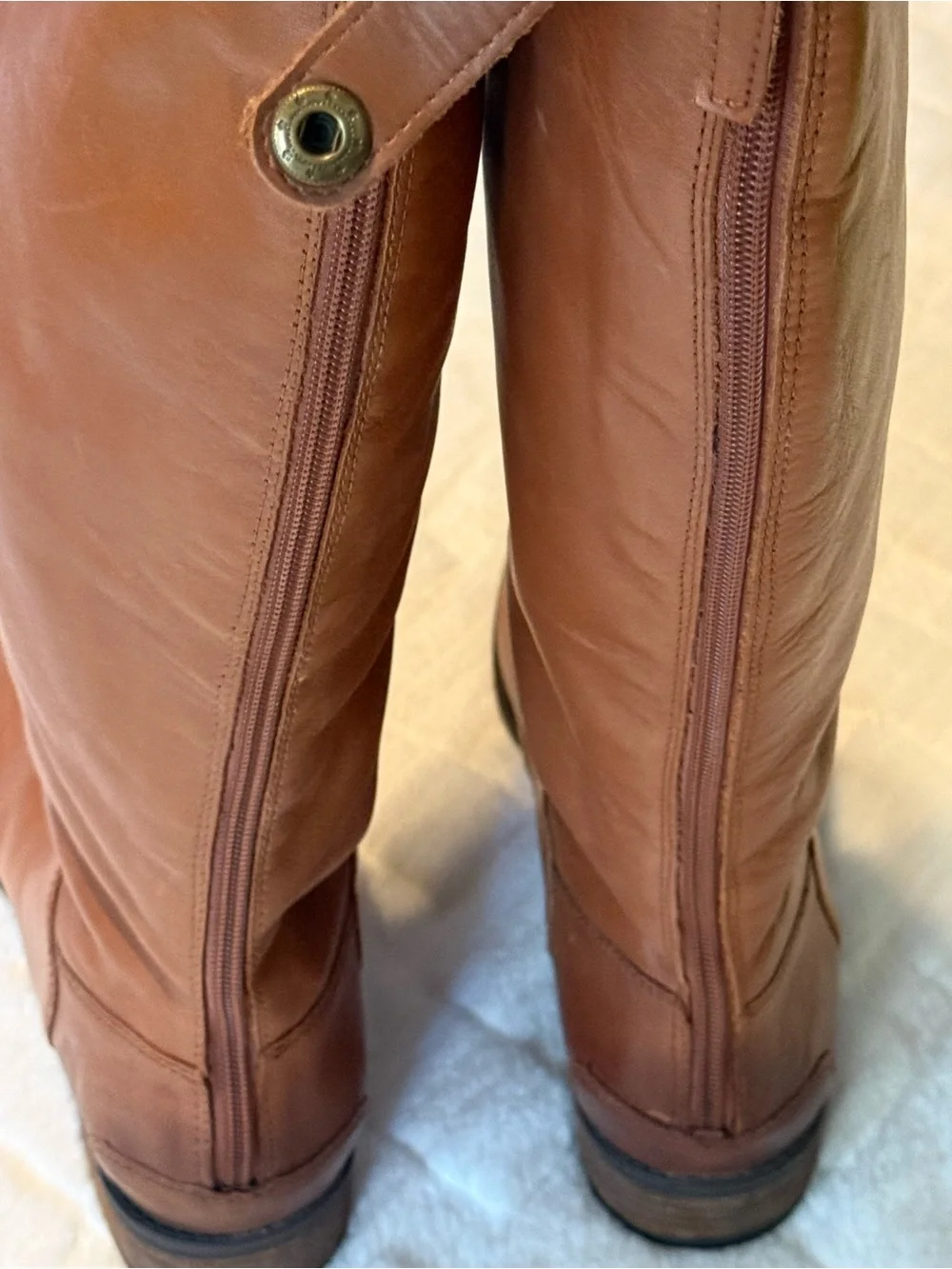 Sam Edelman Penny Leather Knee High Riding Boots Brown Women’s size 11 -EUC